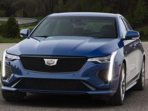 Blue 2020 Cadillac CT4