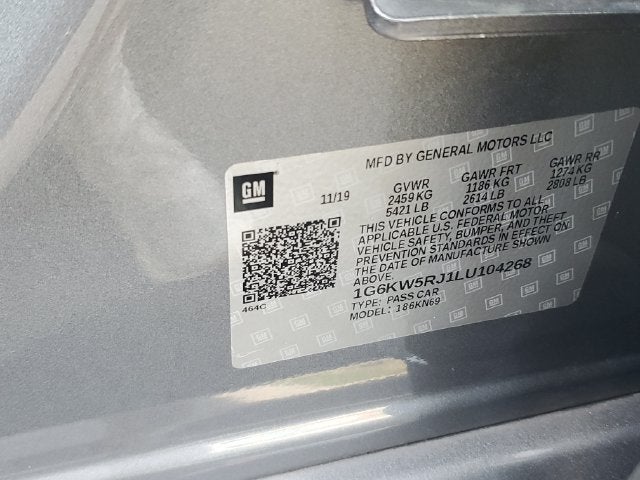 2020 Cadillac CT6-V 4DR SDN