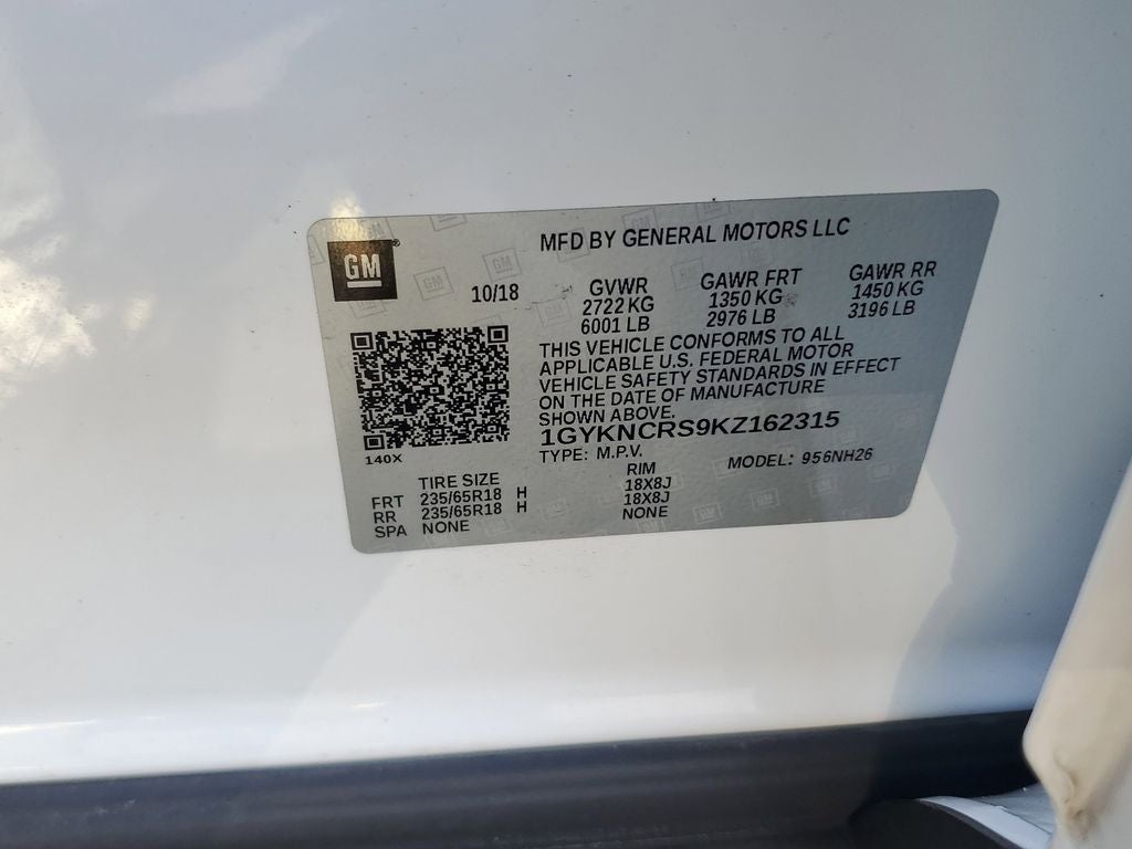 2019 Cadillac XT5 Luxury FWD