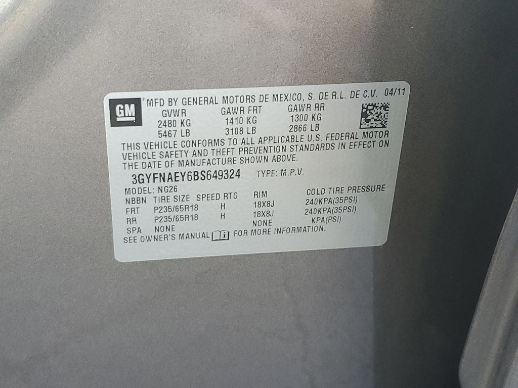 2011 Cadillac SRX Luxury Collection