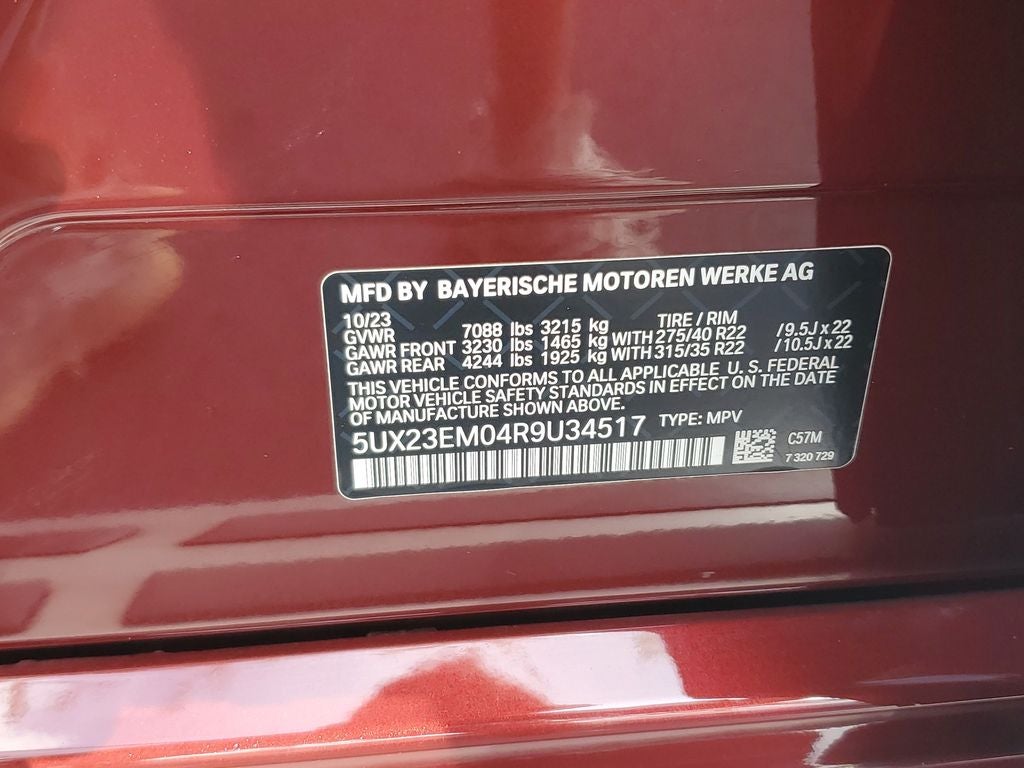 2024 BMW X7 xDrive40i