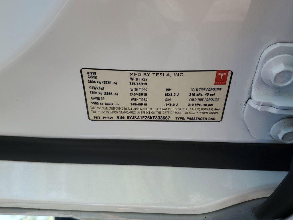 2019 Tesla Model S 75D