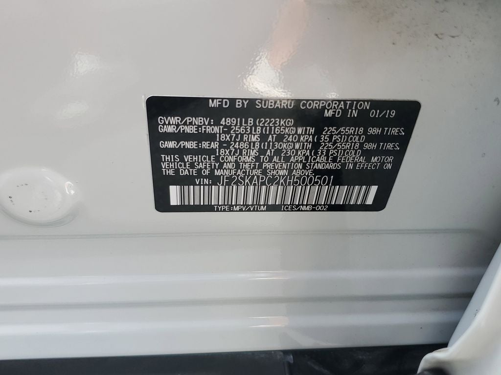 2019 Subaru Forester Sport