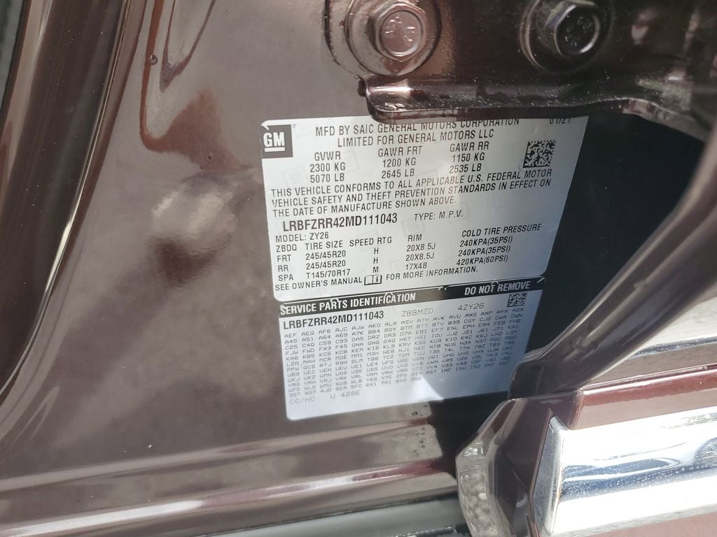 2021 Buick Envision Avenir