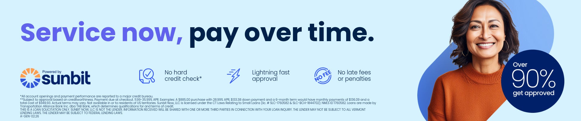 Service Now, Pay Over Time