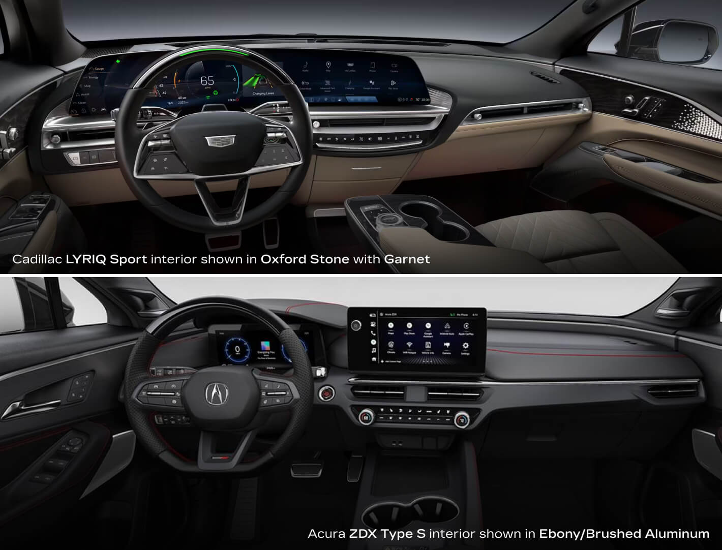 Cadillac LYRIQ vs. Acura ZDX Technology